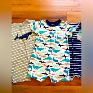 Trio of Carter’s 24 month Shortie Rompers